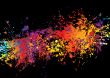 ink crash rainbow