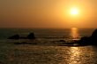 Sunset and Cliffs