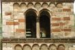 Belfry of church in Romanesque style