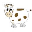 Cartoon cow 1