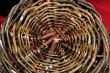 close-up wicker