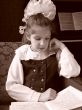 reading schoolgirl