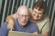 Senior Adults on Laptop Computer