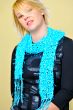 Blond Woman with a Colorful Scarf