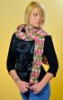 Blond Woman with a Colorful Scarf