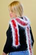 Blond Woman with a Red and White Scarf