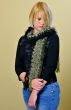 Blond Woman with Olive Scarf