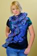 Blond Woman with Purple Scarf