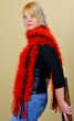 Blond Woman with Red Scarf