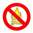 To burn down a fire it is forbidden 2
