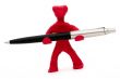 Abstract little man with a pen