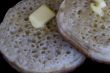 buttered crumpets