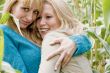 Happy sisters