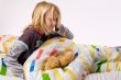 Young child waking up