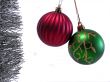 Christmas Ornaments with Branch