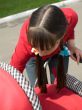 Woman with baby carriage