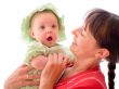 Baby with mom