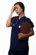 Health care worker with a headache