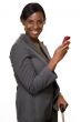Business woman on the phone