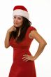 Cute lady santa