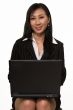 Woman with laptop
