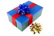 Present packed with bow