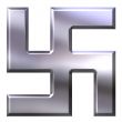 3D Silver Swastika