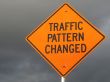 traffic pattern changed sign
