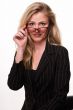 Business woman in glasses