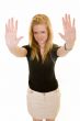 Hand signal stop