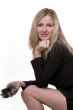 Business woman sitting