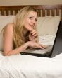 Computer work from bed