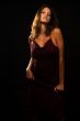 Woman in black dress