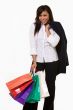 Business woman shopping