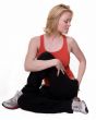 Woman stretching