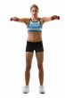 Woman getting fit