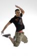 young jumping male