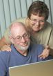 Senior Adults on Laptop Computer