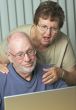 Senior Adults on Laptop Computer