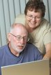 Senior Adults on Laptop Computer