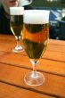 Two beer glasses