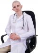 Man in doctor`s smock