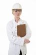 Lady scientific engineer