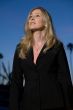 Blond woman outside