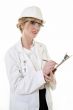 Lady science engineer