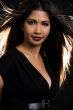 Long hair brunette woman