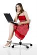 Laptop woman