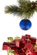 Christmas tree ball with presents