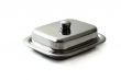 Silver butter dish
