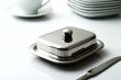 Silver butter dish